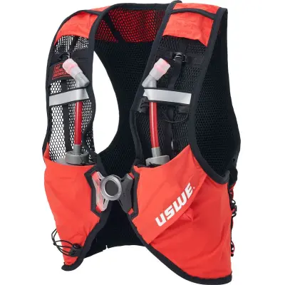 USWE Pace 8 Vätskeryggsäck Red/Black, L/XL