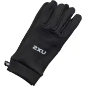 2XU Run Glove U Löparhandskar Black/Silver Reflective, M