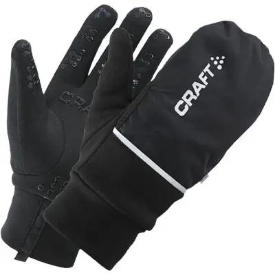 Craft Hybrid Weather Glove Löparhandskar Black, 7