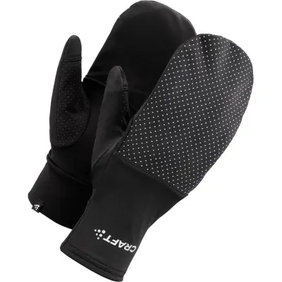 Craft Lumen Fleece Hybrid Glove 2 U Löparhandskar Black, M