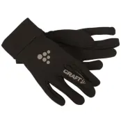 Thermal Run Glove, Black, 6,  Craft
