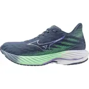 Mizuno Wave Rider 28 W Löparskor Citadel/White/Neo Mint, UK 3,5