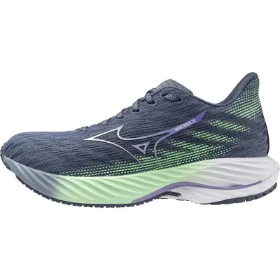 Mizuno Wave Rider 28 Women Citadel/White/Neo Mint - 40