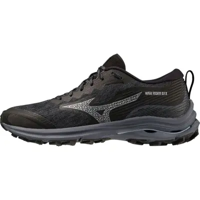 Mizuno Wave Rider GTX W Löparskor Black/Ombre Blue/Silverstar, UK 4