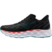Mizuno Wave Sky 8 M Löparskor Black/Black/Enamel Blue, UK 10,5