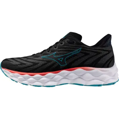 Mizuno Wave Sky 8 M Löparskor Black/Black/Enamel Blue, UK 8