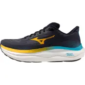 Mizuno Wave Sky 9 M Löparskor Baritone Blue/Citrus/Capri Breeze, UK 11
