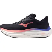 Mizuno Wave Sky 9 W Löparskor Odyssey Gray/Striking Coral/Iris Bloom, UK 7,5
