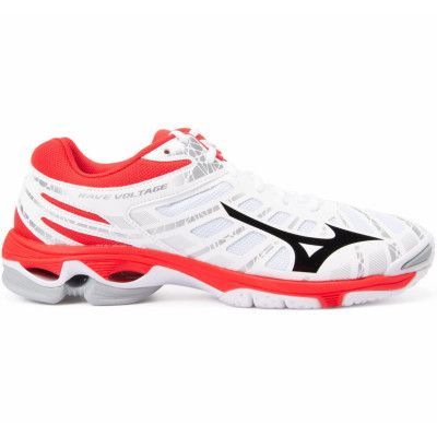 Wave Voltage(U), White / Black / Red 186c, 15,  Mizuno