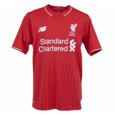 Lfc Home Junior Ss Jersey, High Risk Red, M,  New Balance