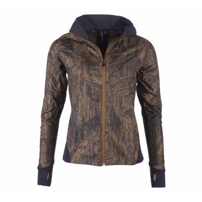 Imotion Printed Cross Jacket, Golden, Xs,  Dam