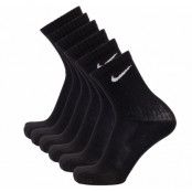 6-Pack Nike Sportsockar Cushion Crew, Black/White, M,  Bomullsstrumpor