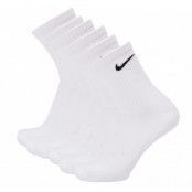 6-Pack Nike Sportsockar Cushion Crew, White/Black, M,  Bomullsstrumpor