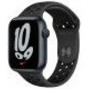 Apple Watch Nike Series 7 (GPS, Cell, 45 mm, Midnight Anthracite) - Klockor