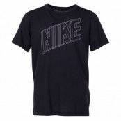 B Nk Brthe Gfx Ss Top, Black/Gunsmoke, Xs, Nike