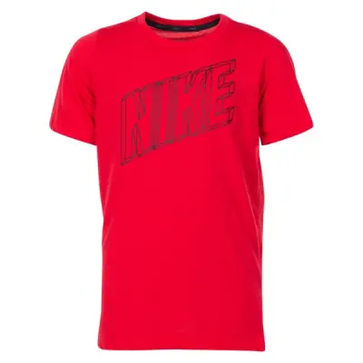 B Nk Brthe Gfx Ss Top, University Red/Black, L,  T-Shirts