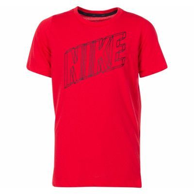 B Nk Brthe Gfx Ss Top, University Red/Black, Xl,  Nike