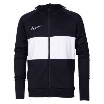B Nk Dry Acdmy Jkt Hd I96 K, Black/White/White, L,  Nike