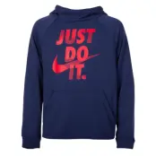B Nk Dry Gfx Po Hoodie, Midnight Navy/University Red, Xl,  Nike