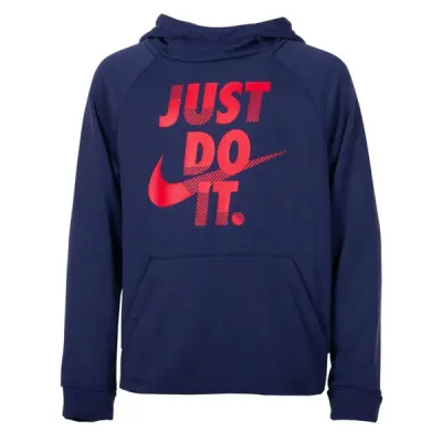 B Nk Dry Gfx Po Hoodie, Midnight Navy/University Red, Xs,  Nike
