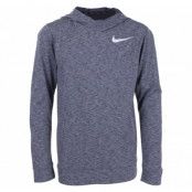 B Nk Dry Hoodie Hyper, Black/Wolf Grey, S, Nike