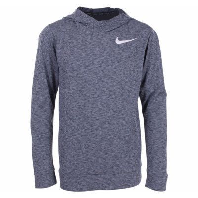 B Nk Dry Hoodie Hyper, Black/Wolf Grey, Xl,  Nike