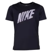 B Nk Dry Top Ss, Black/White, Xs,  T-Shirts