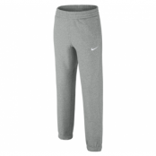 B Nk Pant N45 Core Bf Cuff, Dk Grey Heather/Gym Red/White, M,  Nike