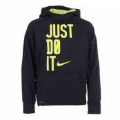 B Nk Thrma Hoodie Po Gfx, Black/Volt, L, Nike