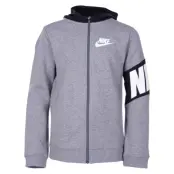 B Nsw Core Amplify Fz Hoodie, Carbon Heather/Black/White, M,  Fleecetröjor