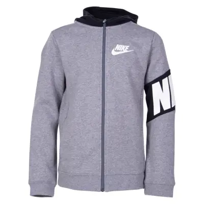 B Nsw Core Amplify Fz Hoodie, Carbon Heather/Black/White, Xl,  Nike