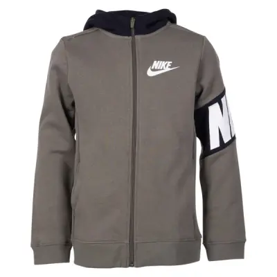 B Nsw Core Amplify Fz Hoodie, Medium Olive/Black/Medium Oliv, M,  Nike