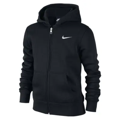 B Nsw Hoodie Ya76 Bf Fz, Black/White, M,  Nike