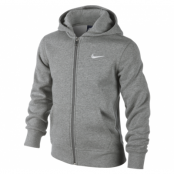 B Nsw Hoodie Ya76 Bf Fz, Dk Grey Heather/White, Xl,  Nike