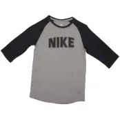 B Nsw Tee 3/4 Contender, Carbon Heather/Black/Black, L,  T-Shirts