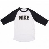 B Nsw Tee 3/4 Contender, White/Black/Black, S,  Nike