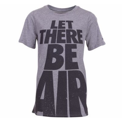 B Nsw Tee Let There Be Air, Dk Grey Heather/Anthracite, Xl,  Nike