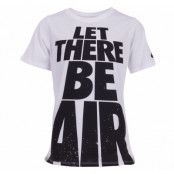 B Nsw Tee Let There Be Air, White/Black, S,  Nike