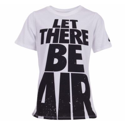 B Nsw Tee Let There Be Air, White/Black, Xs,  Nike