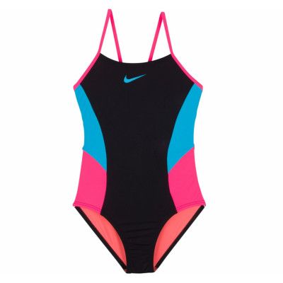 Colorblock V-Back Tank, Black, 10-11,  Nike