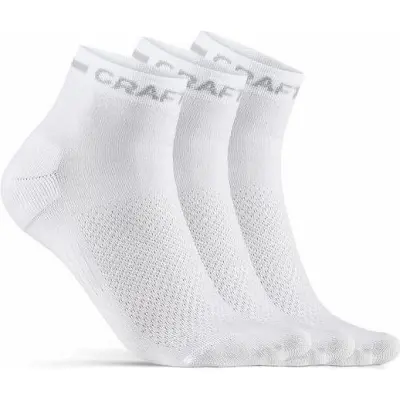 Nike Core Dry Mid Sock 3-Pack White