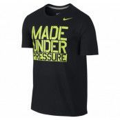 Dfct Made Under Pressure Tee, Black/Black/Volt, Xl, Nike