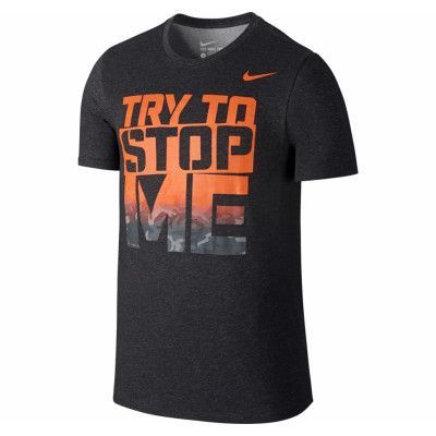 Dfct Try To Stop Me Tee, Black Heather/Black Heather/To, Xxl,  Nike