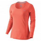 Dri-Fit Contour Long Sleeve, Hyper Orange/Reflective Silv, L,  Nike