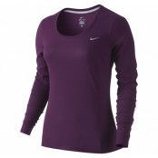 Dri-Fit Contour Long Sleeve, Mulberry/Reflective Silv, L,  Nike