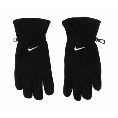 Fleece Gloves, Black/White, 6-7,  Accessoarer