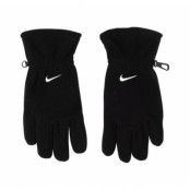 Fleece Gloves, Black/White, 9-10,  Accessoarer