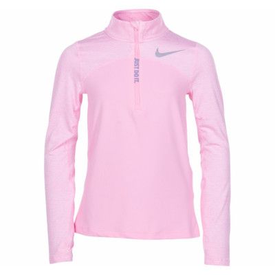 G Nk Dry Elmnt Top Ls Hz, Pink, L,  Nike