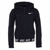 G Nk Dry Hoodie Fz Core Studio, Black/White, L, Tröjor