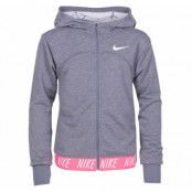 G Nk Dry Hoodie Fz Studio, Carbon Heather/Cool Grey/White, M,  Nike